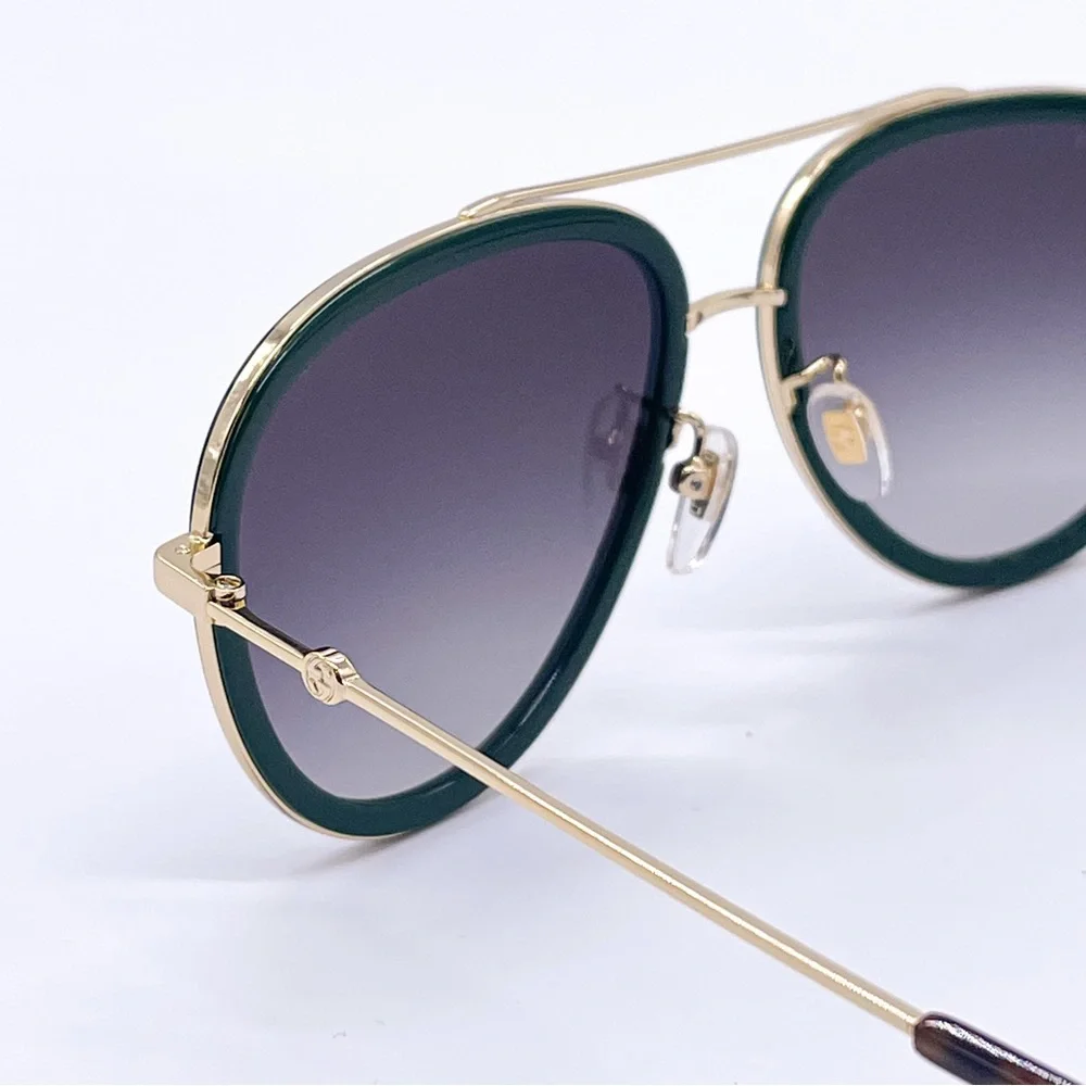 NEW GUCCI GG0062S 003 AVIATOR FRAME SUNGLASSES GUCCI